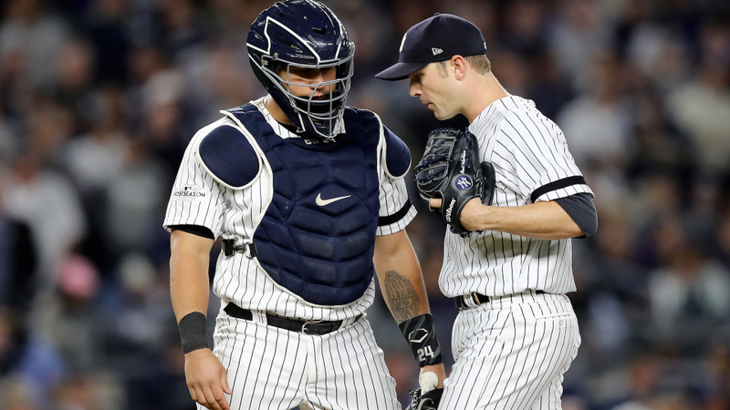Illustration for article titled David Robertson Exhibits Five Stages Of Grief After Watching Gary Sanchez Get Hit In The Dick And Balls